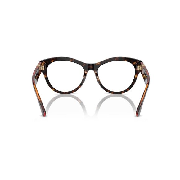 New Authentic  BURBERRY TB Collection Havana Round BE2404 3002 Glasses Women - Picture 5 of 6